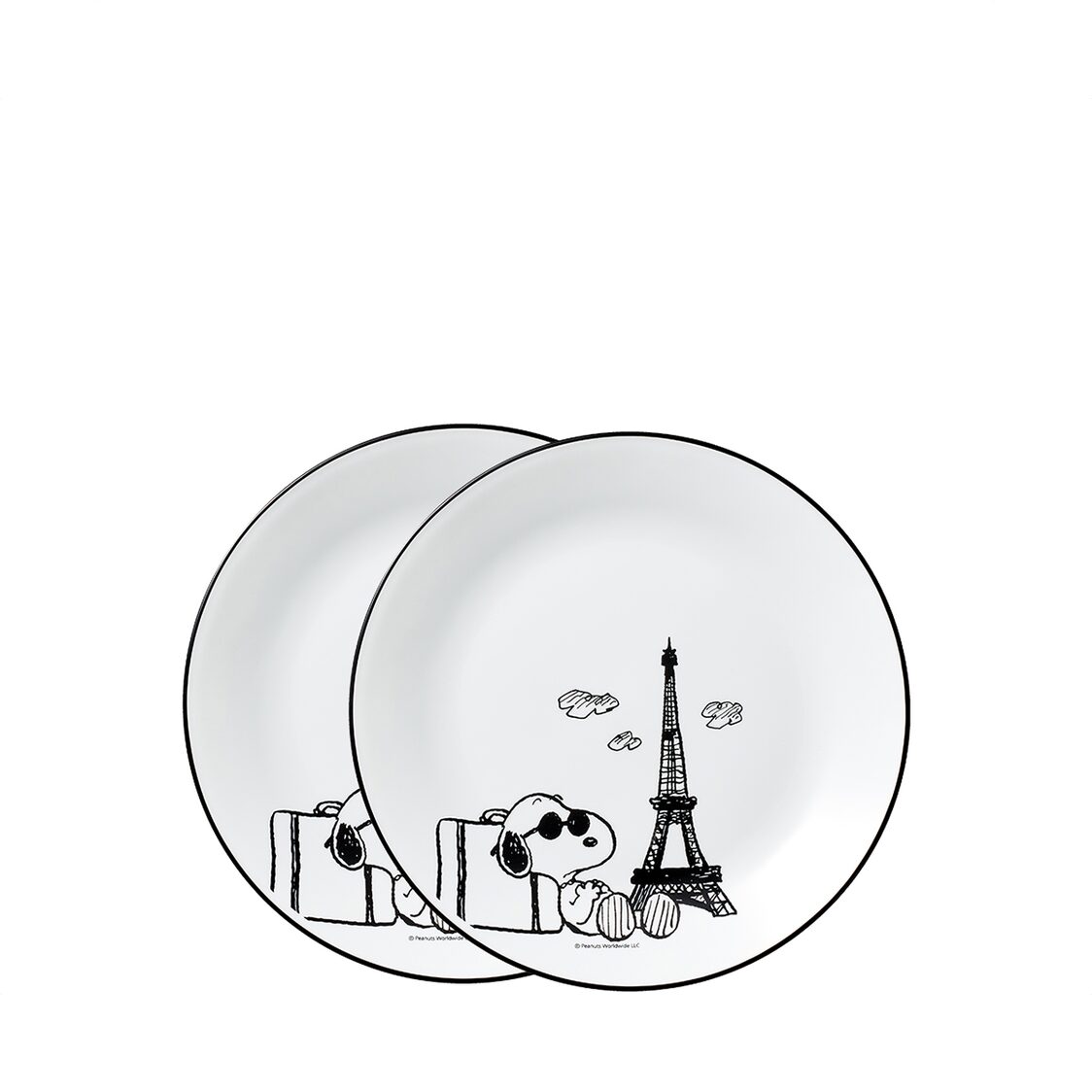 Corelle 2pc Dinner Plate - Snoopy Bold 110-SPB-2SS1