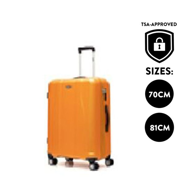 Orange 2025 antler suitcase