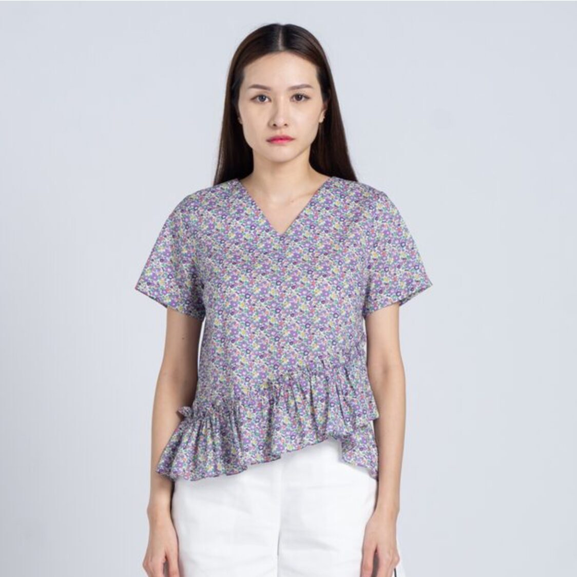 Kurt Woods Made With Liberty Fabric Short Sleeve Top Betsy Ann