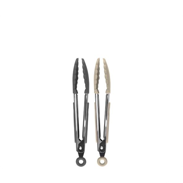 Tovolo - Tip Top Tongs - Charcoal
