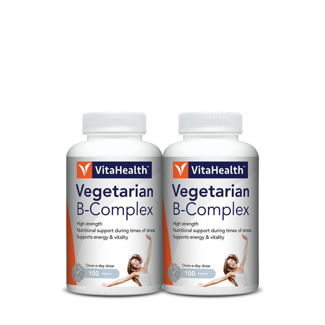 VitaHealth Vegetarian B-Complex 2x100 Tablets