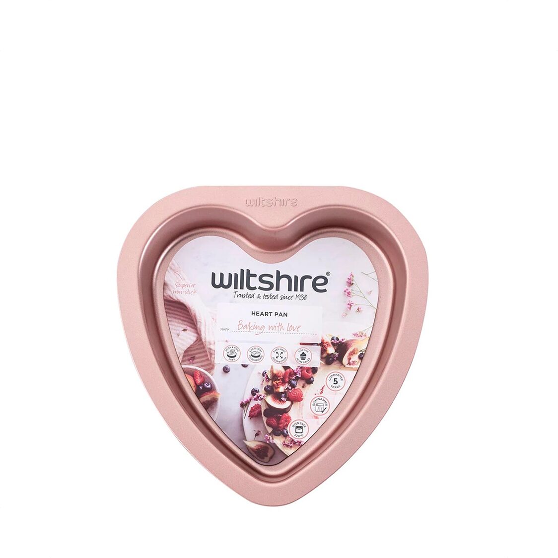 Wiltshire Rose Gold Heart Pan 40762