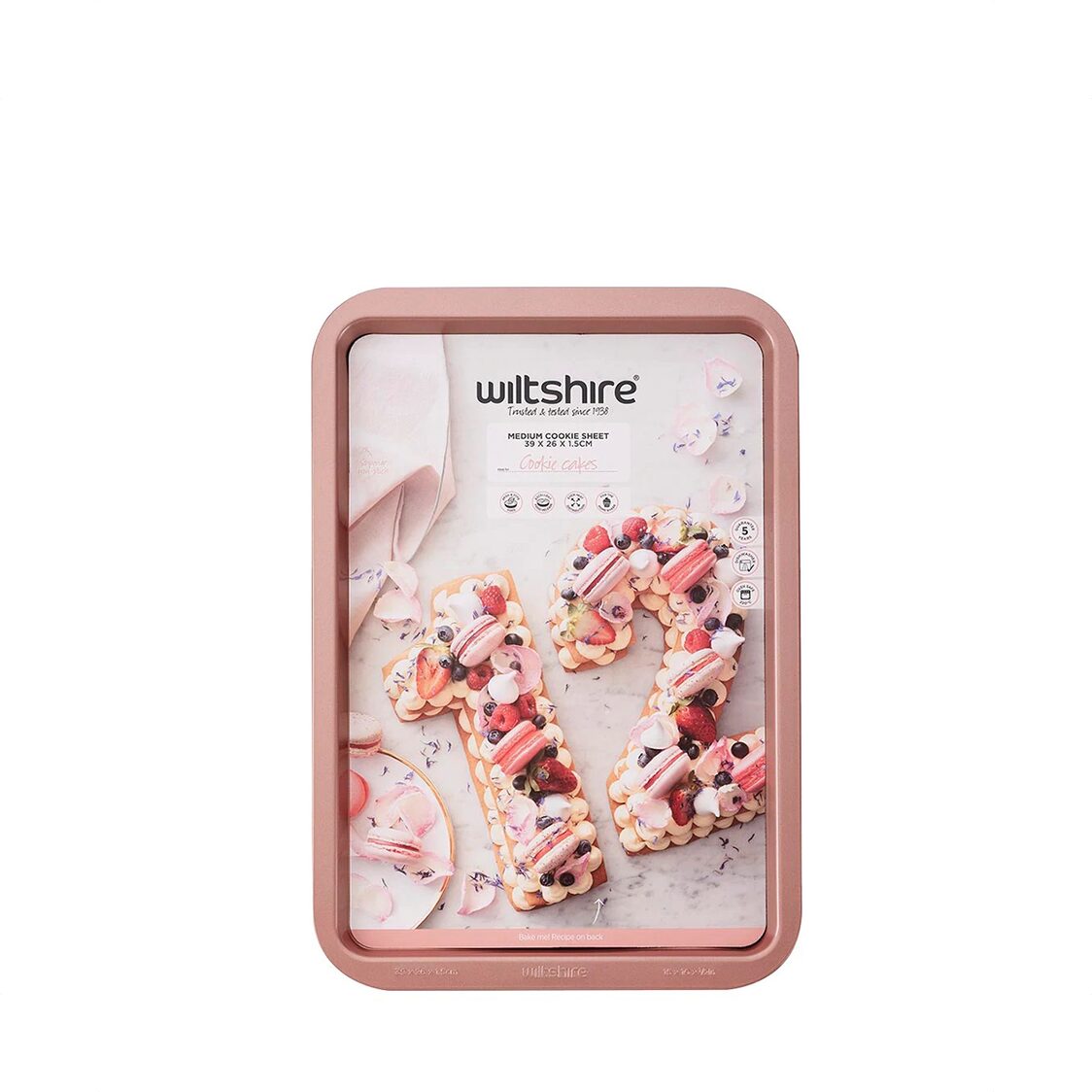 Wiltshire Rose Gold Cookie Sheet Med 40759