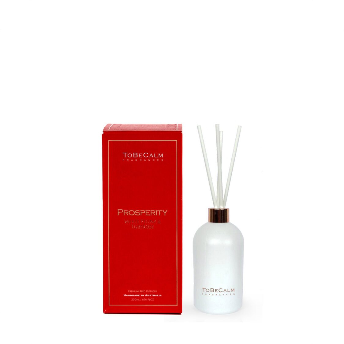 To Be Calm Prosperity - White Peony  Tuberose - Reed Diffuser 200ml