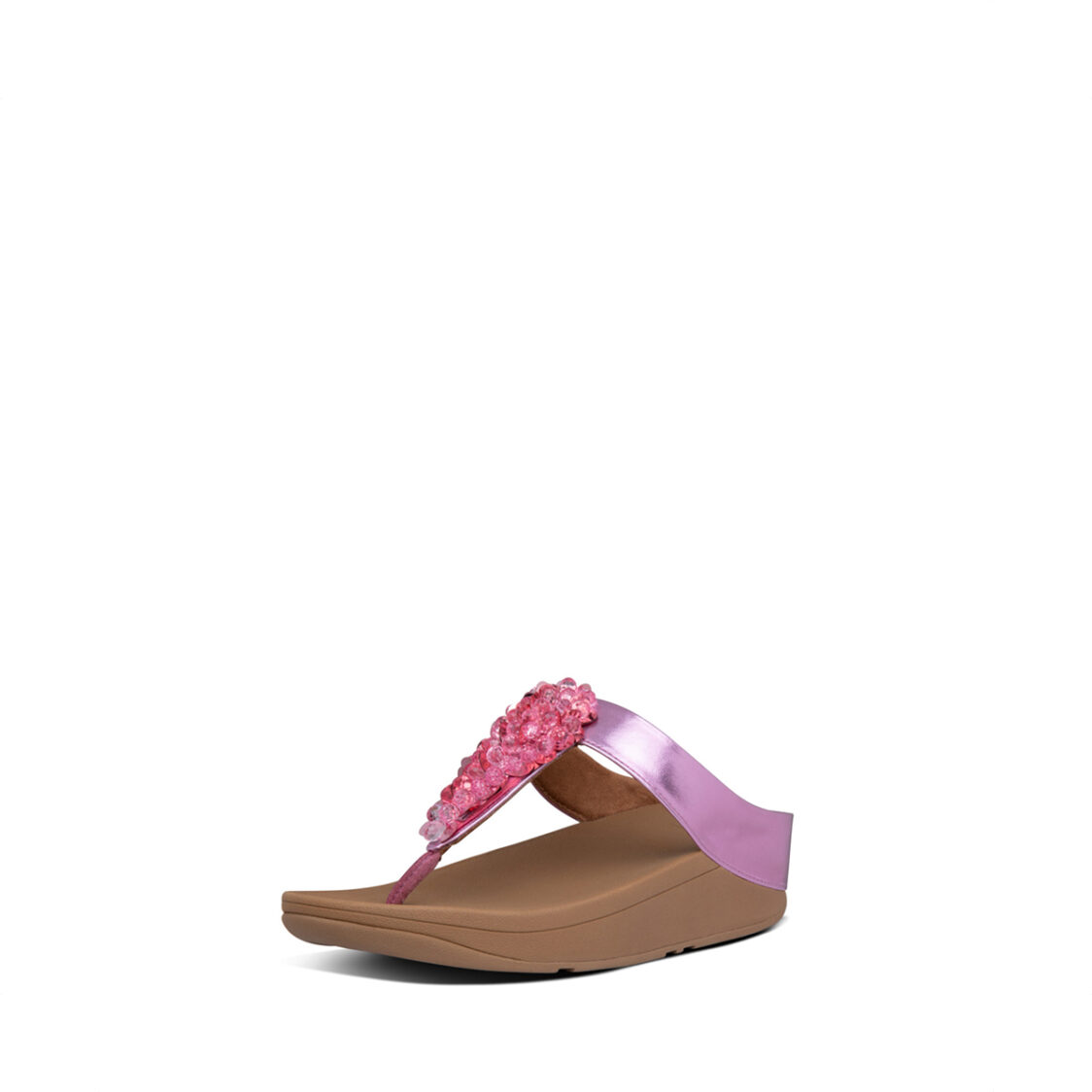 Fitflop Fino Sequin Toe-Thongs-Heather Pink