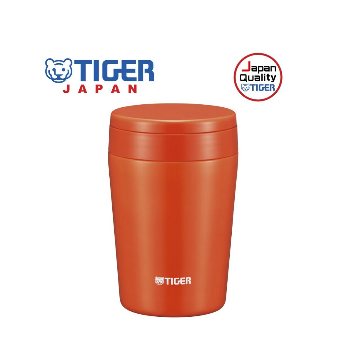 Tiger 380ml Double Stainless Steel Soup Cup  Red MCL-B038 RC