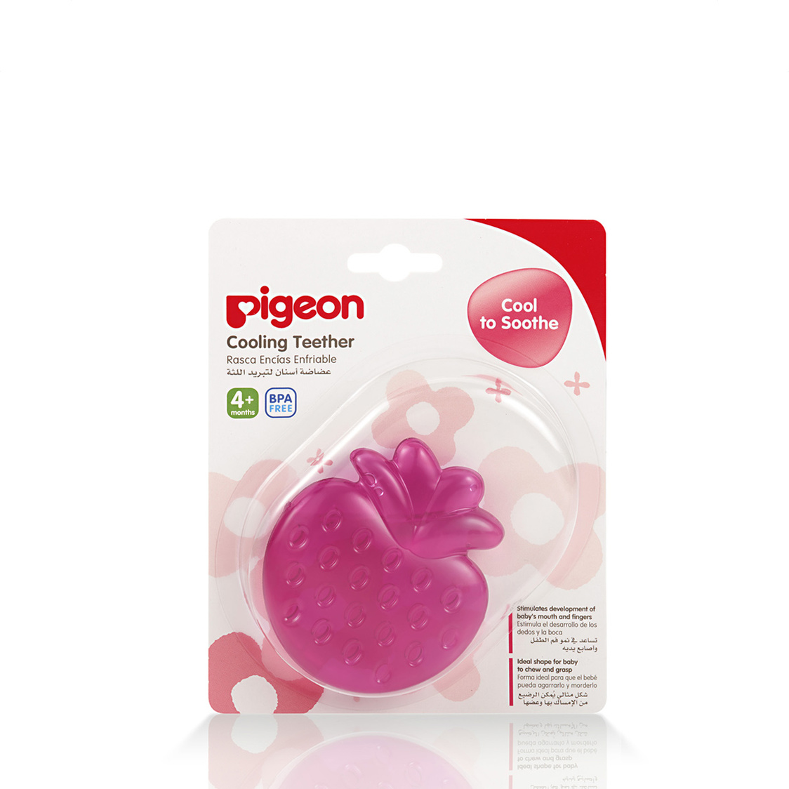Pigeon Cooling Teether-Strawberry
