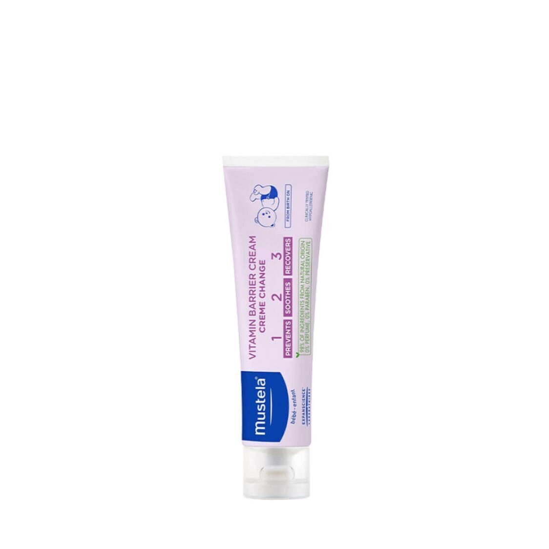 Mustela Vitamin Barrier Cream 123 For Diaper Rash 100ml