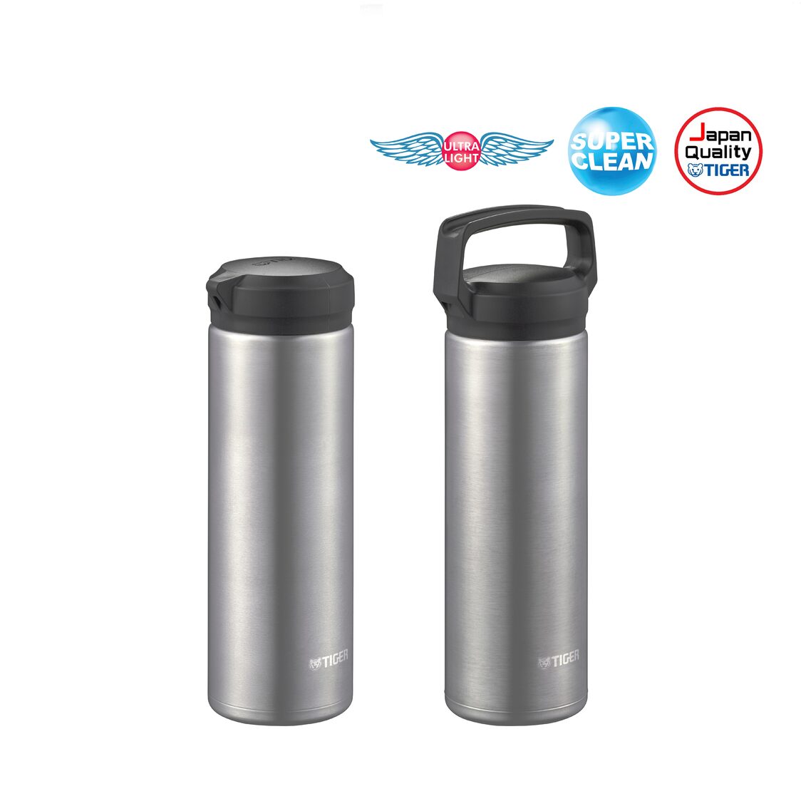 Travel Mug: BODUM Stainless Steel Vacuum Travel Mug: Black, 450ml/15 f