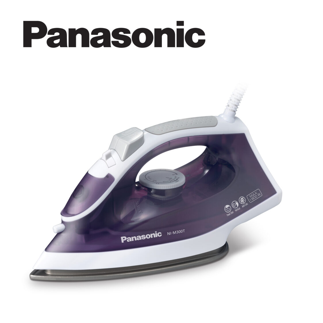 Panasonic ElectricSteam Iron Violet