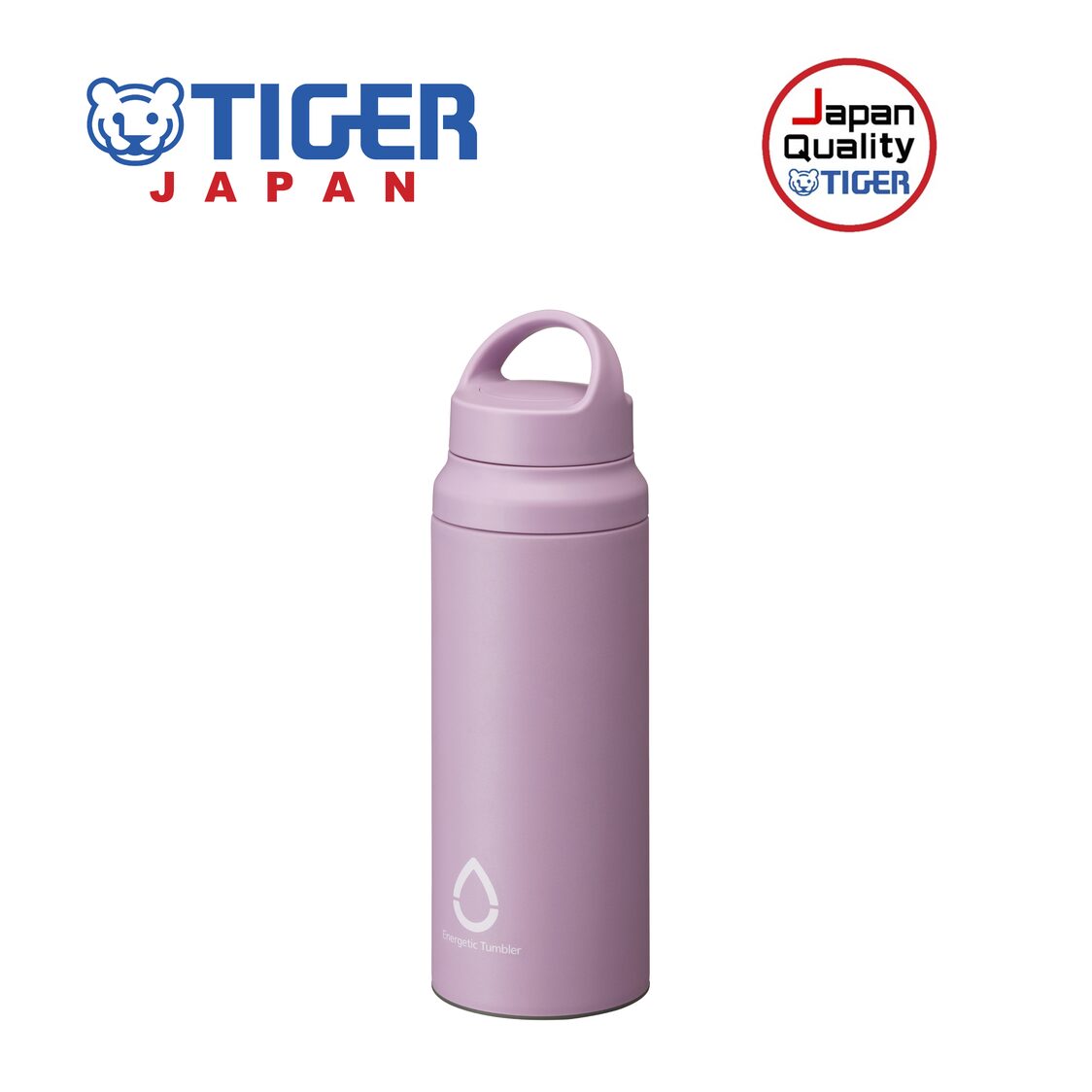TIGER 600ml Double Stainless Steel Sport Bottle - Lilac Pink MCZ-A060 P