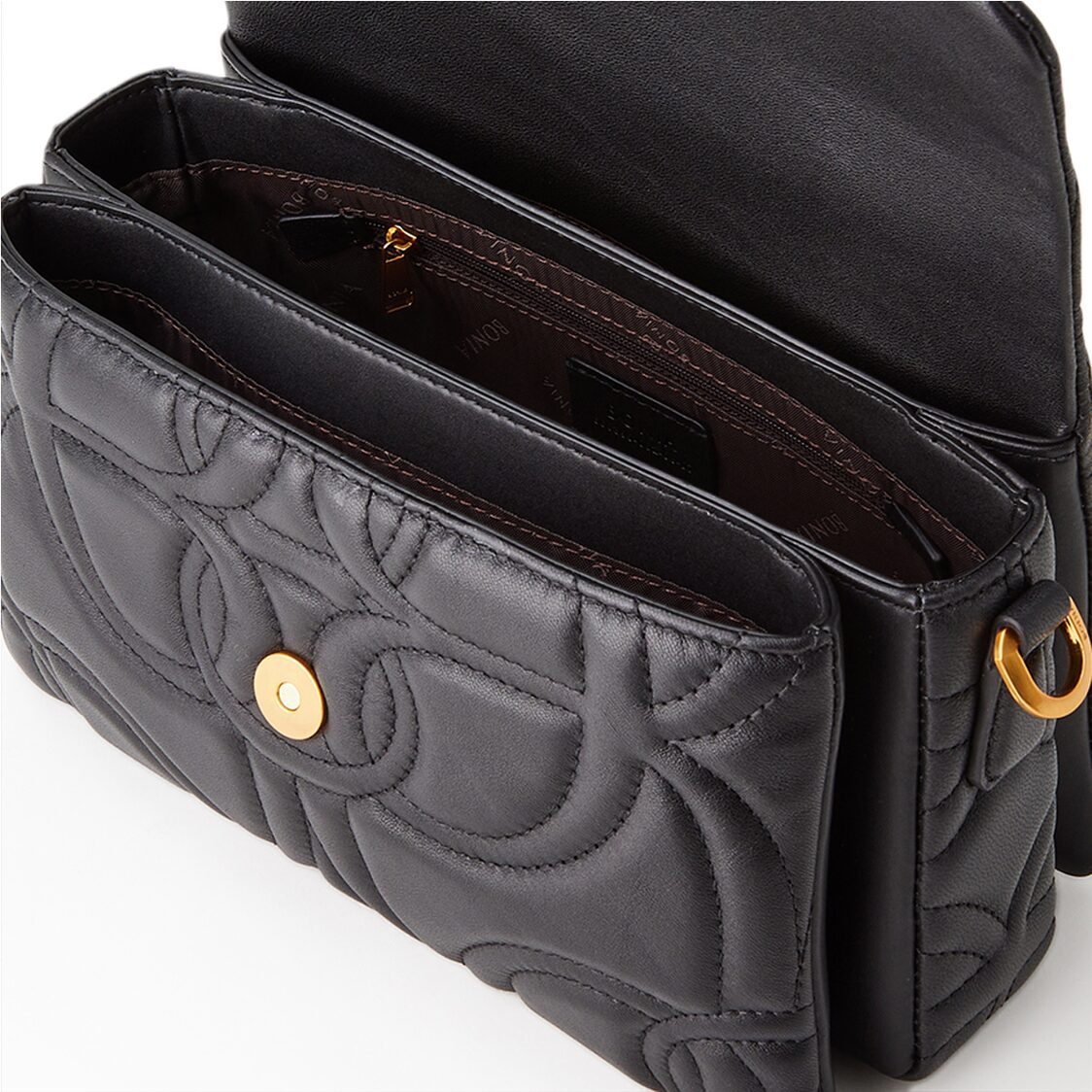 Bonia Naiara Shoulder Bag 860399-002-08 Black Metro Department Store