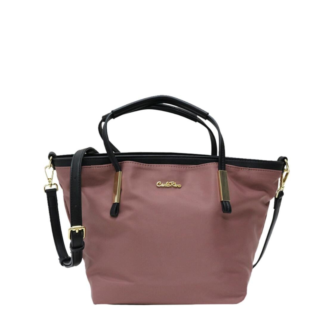 Carlo Rino Small Tote Bag Blush Pink 34723 003 64 Metro Department