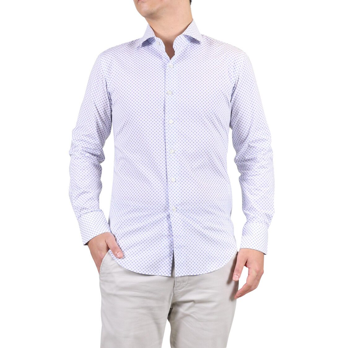 Kiro Long Sleeve Shirt Slim Printed