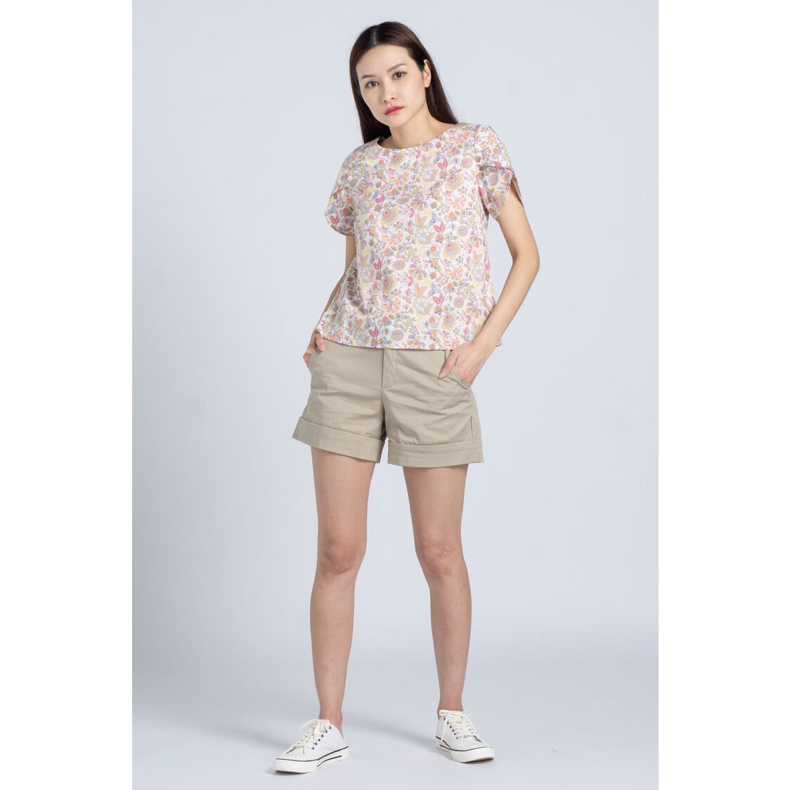 Kurt Woods Made With Liberty Fabric Short Sleeve Top Mabelle