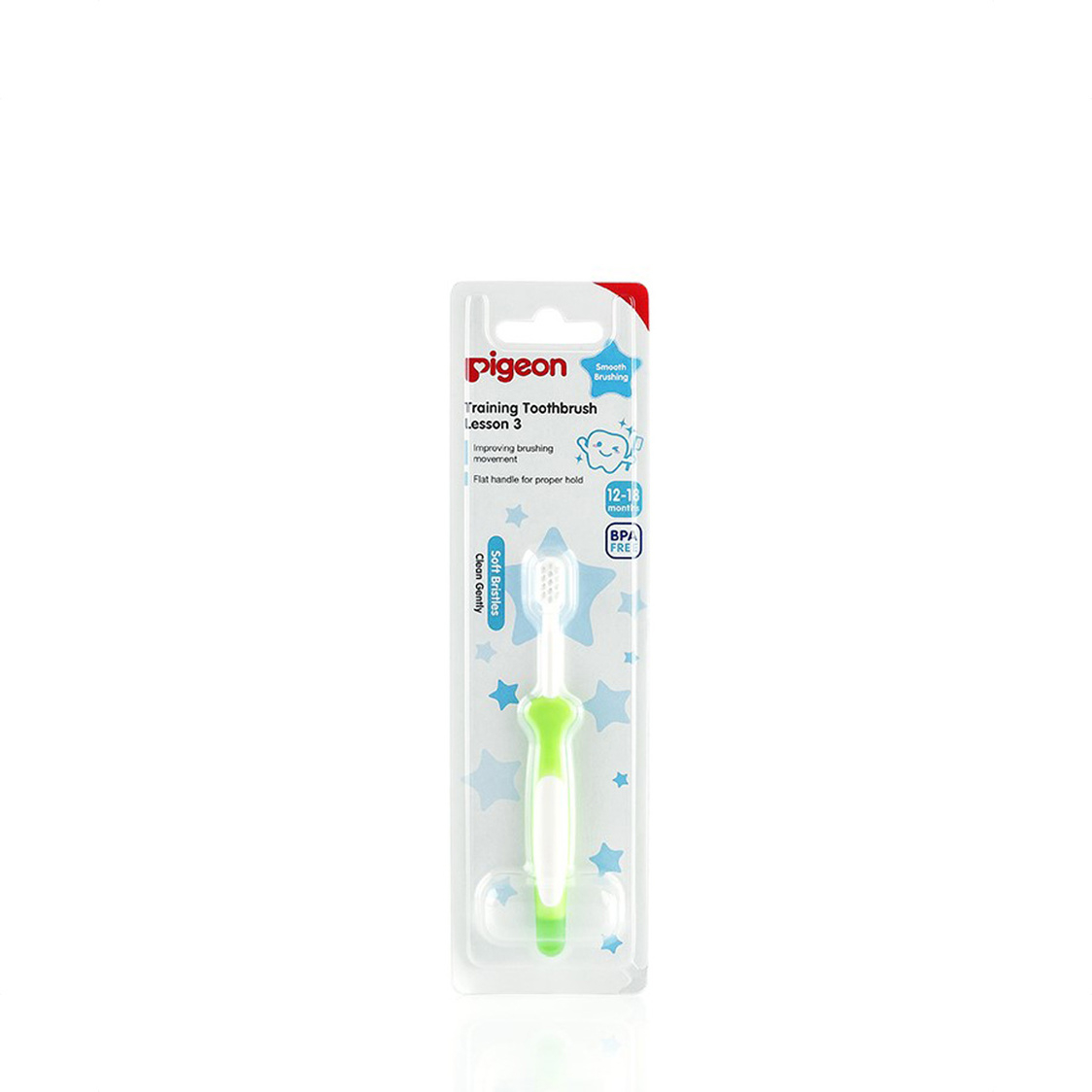 Pigeon Training Toothbrush Lesson 3 Green