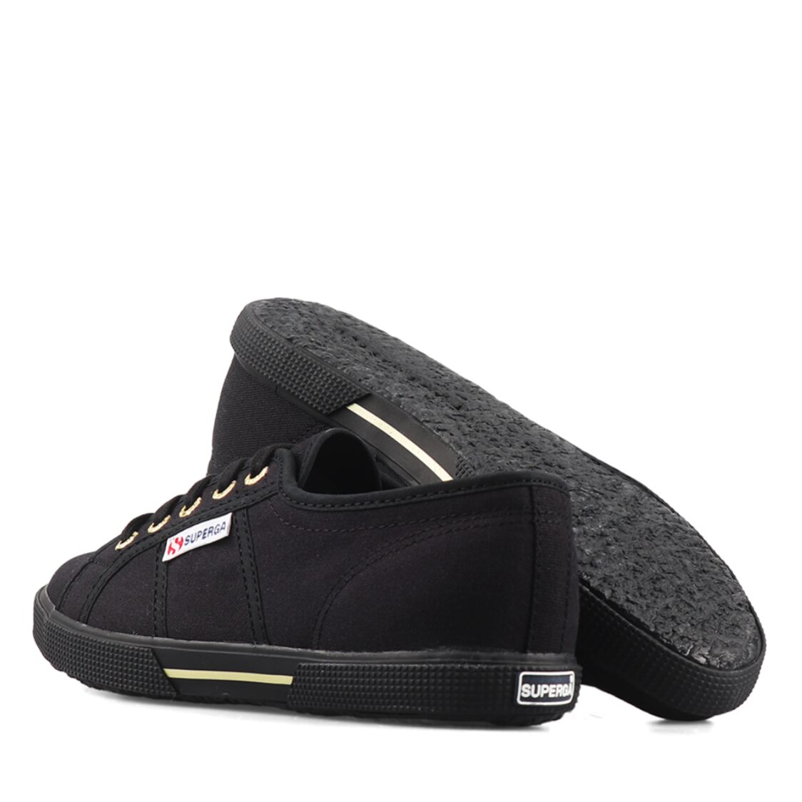 Superga on sale black gold