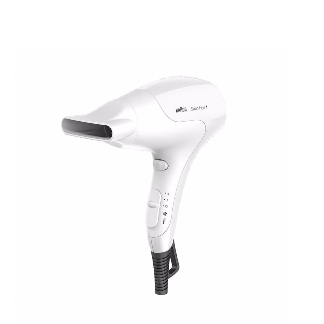 BRAUN Satin Hair 1 HD 180 IONTEC Ionic Hair Dryer Ions with Temperature and Airflow Speed Setting