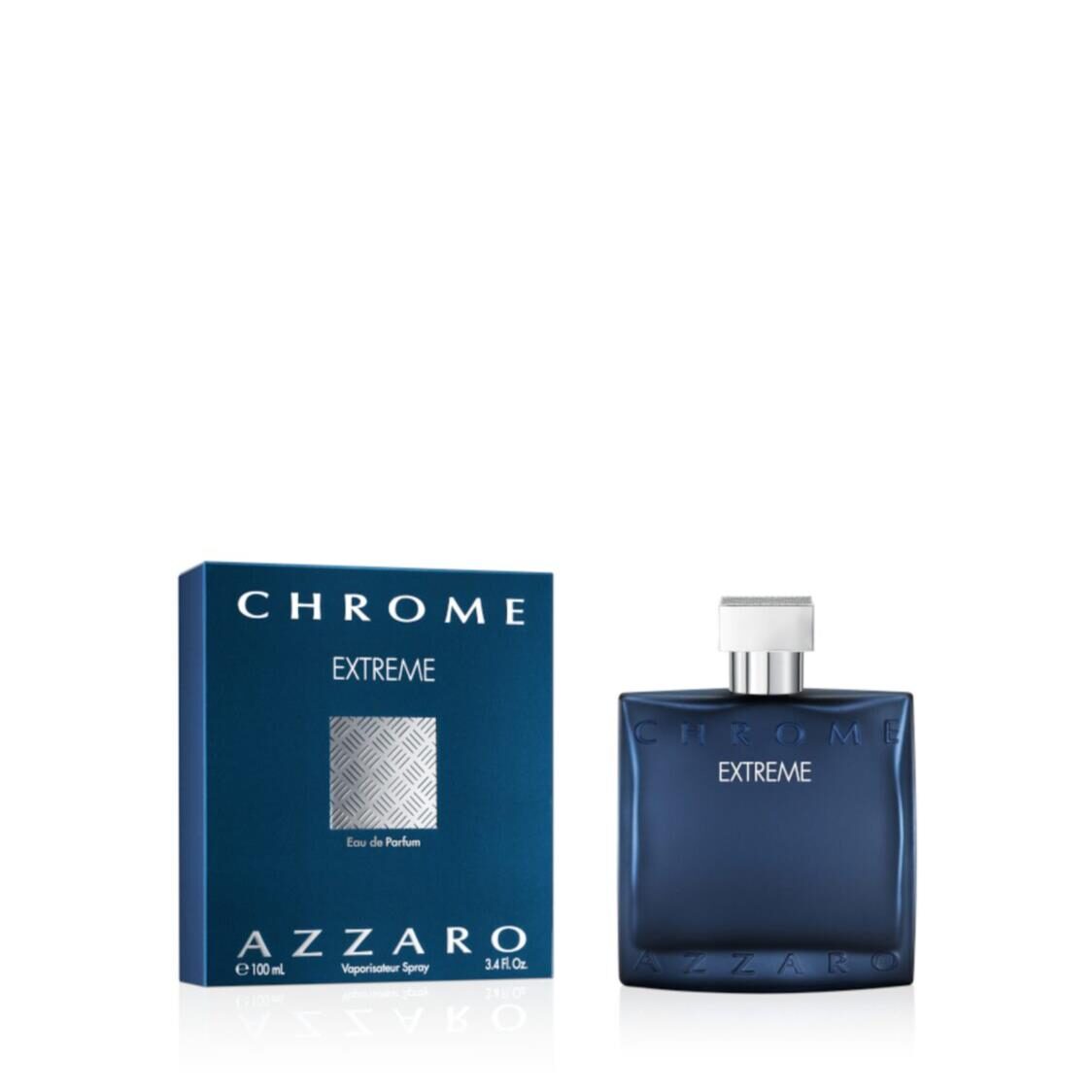 Chrome Extreme Azzaro Men 3.4 oz 100 ml *Eau De Parfum* Spray Same As Photo
