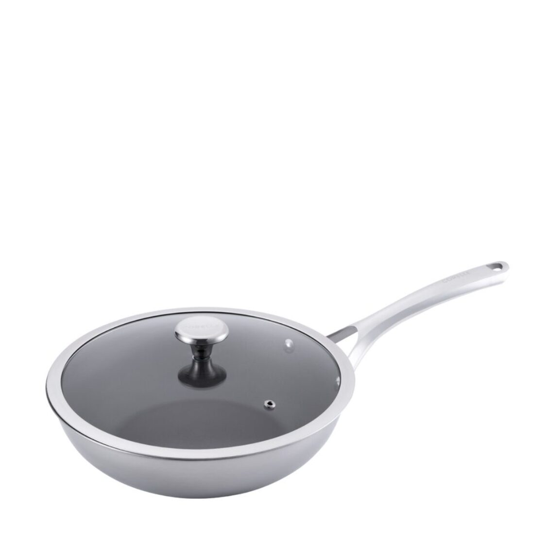 Shop Online | Corelle DuraNano Wok Pan 28cm with Lid | Metro