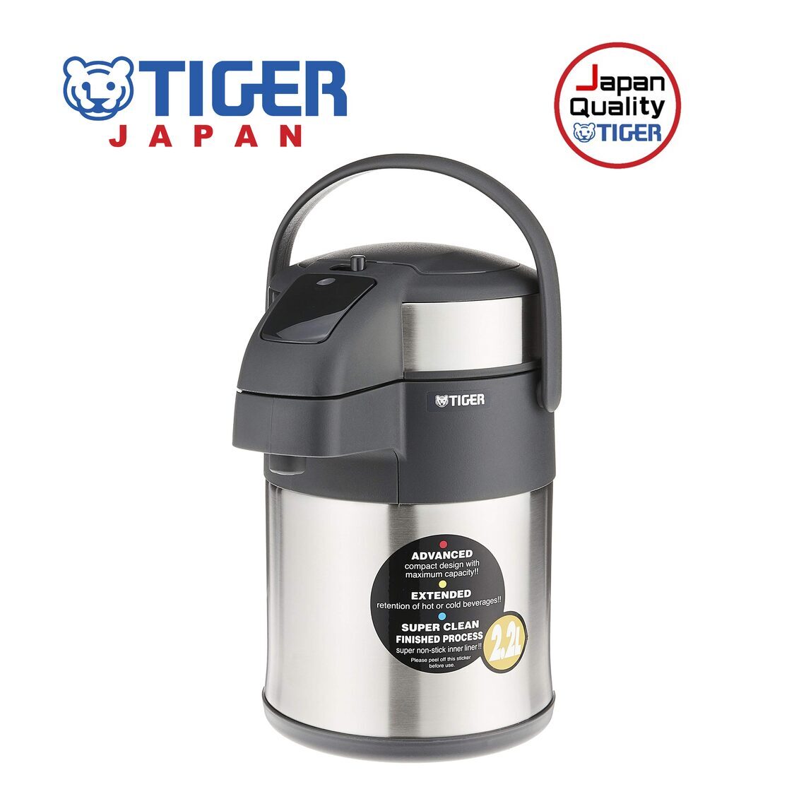 TIGER 22L Double Stainless Steel Air Pump Jug MAA-A222