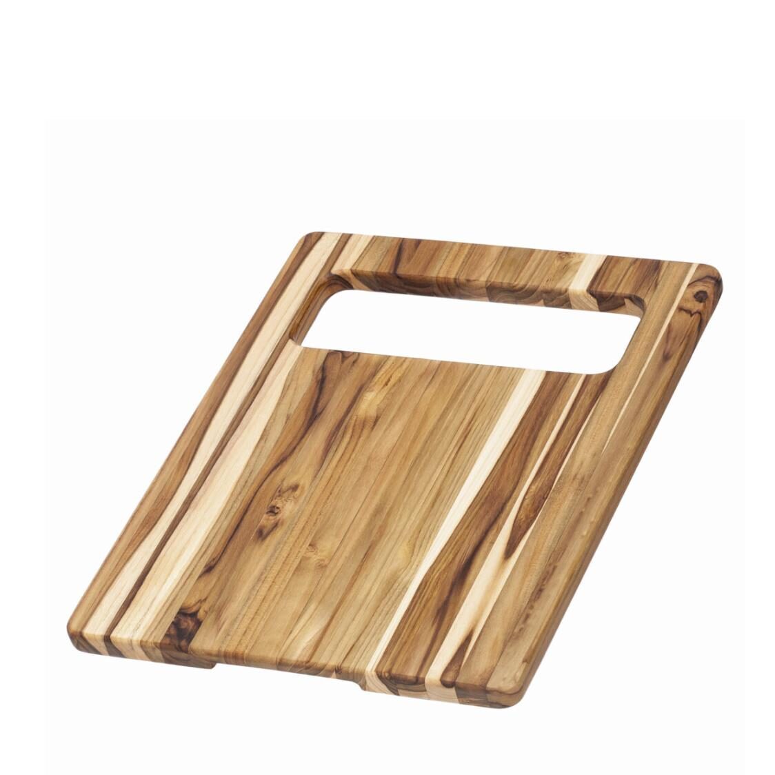 Teakhaus Cutting Board With Slice  Slide Hole TKHS011078