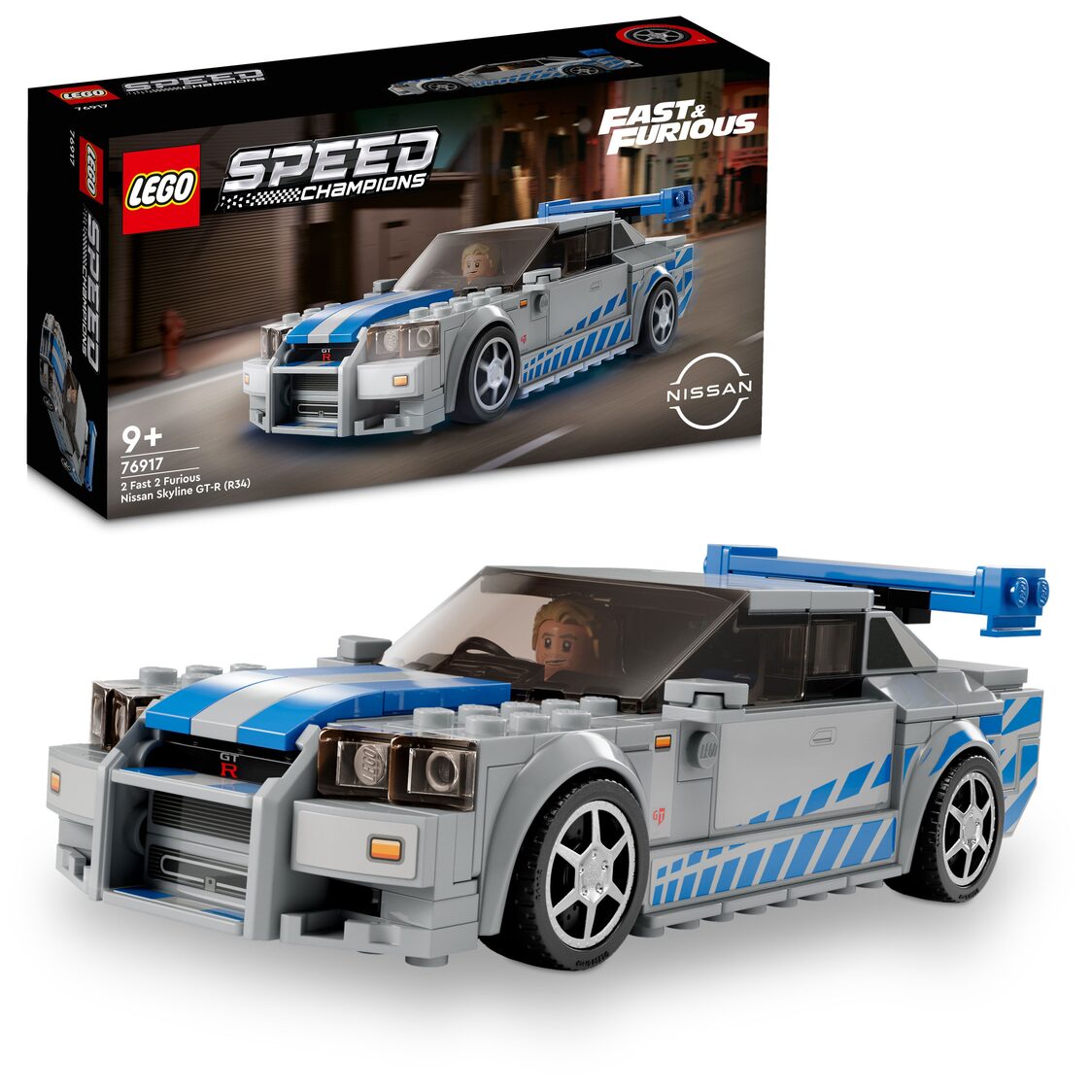 LEGO 2 Fast 2 Furious Nissan Skyline GT-R (R34) 76917 | Metro Departmental  Store