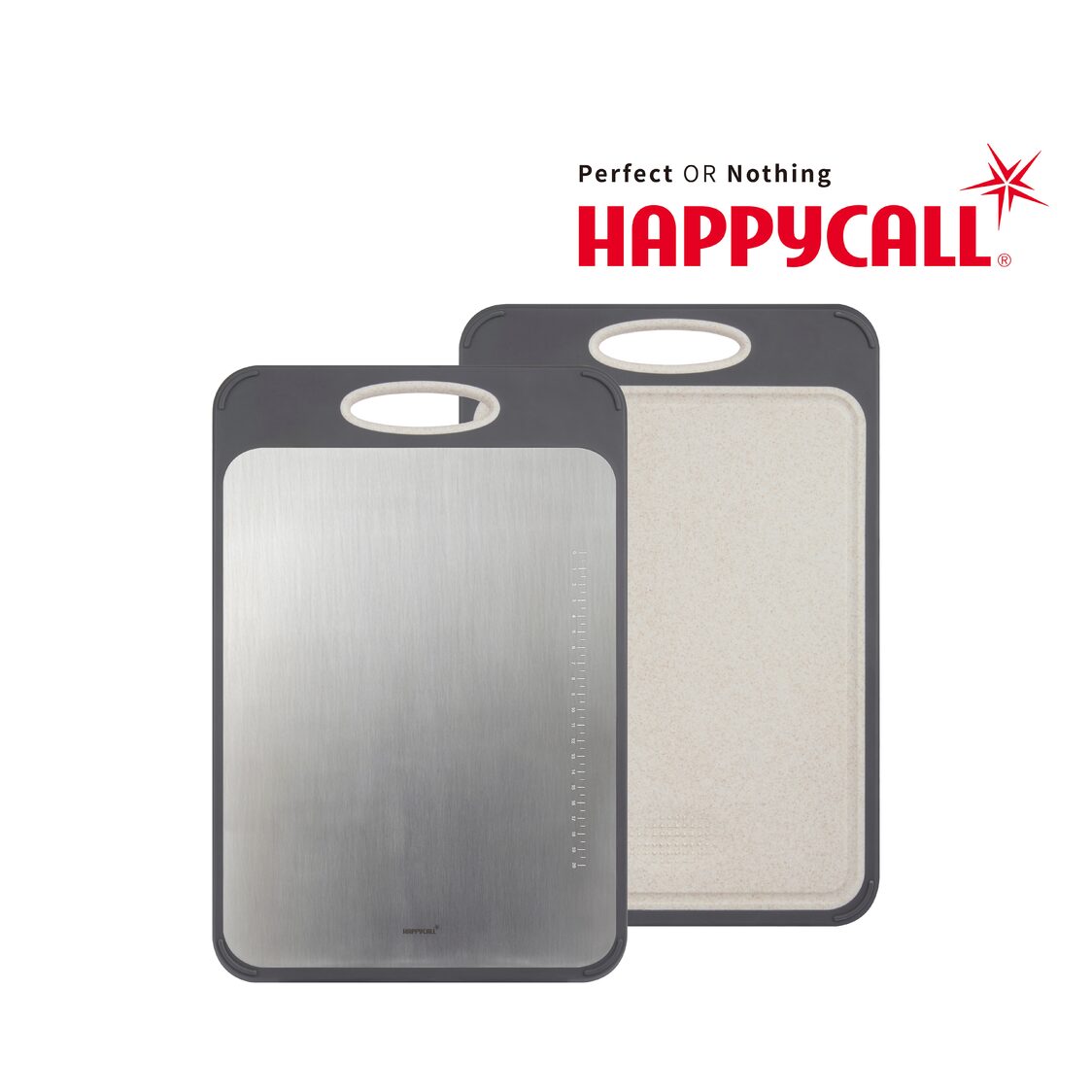Happycall Cleanness Double-Sided Stainless Steel Cutting Board 4004-1054