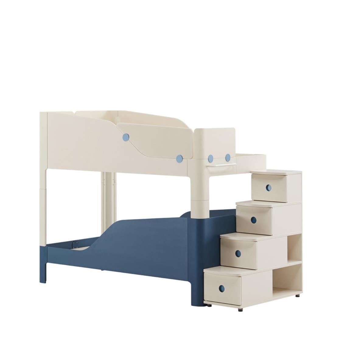 Iloom Tinkle Pop 2 Story Bed Stairs IVKB Ivory Blue