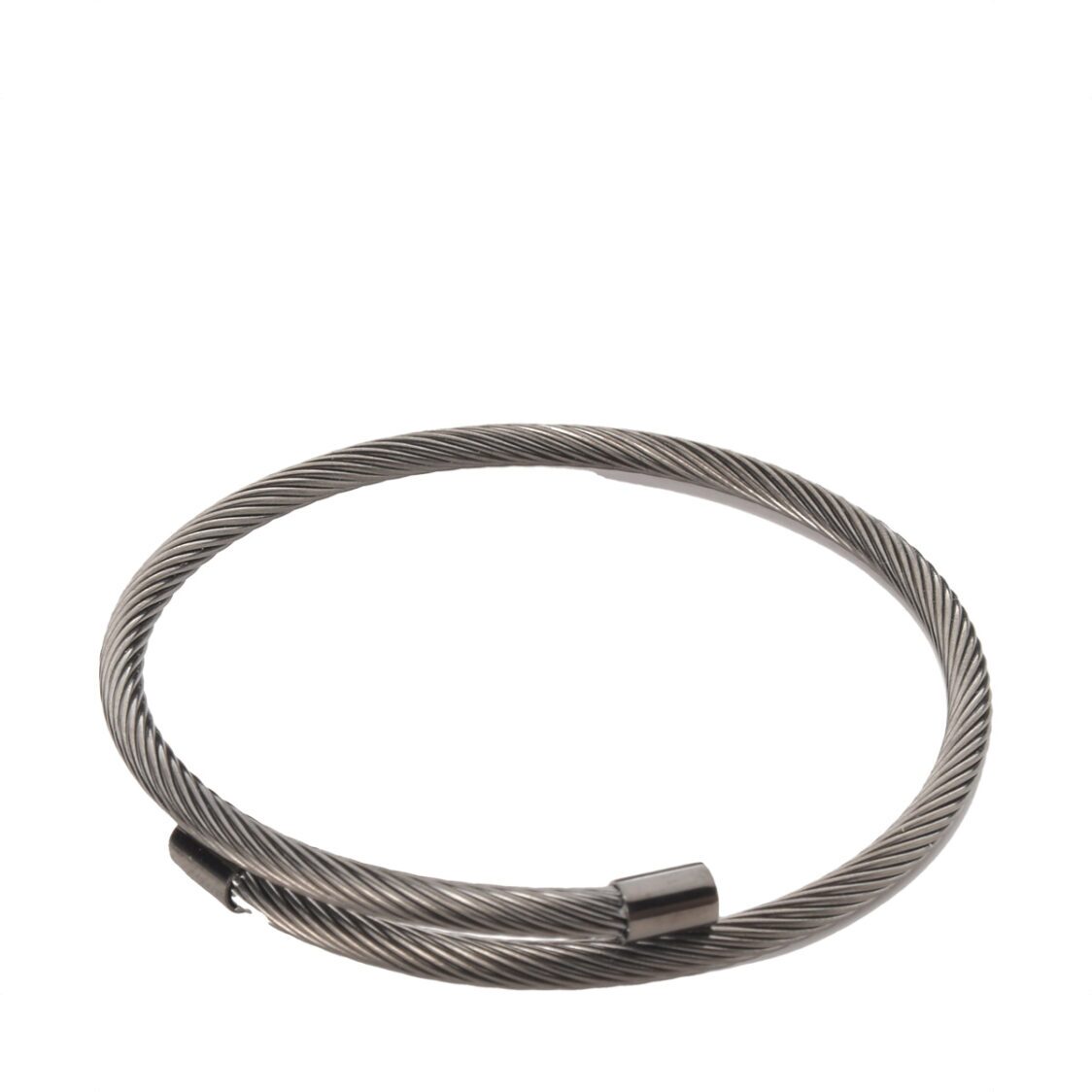 Plain Supplies Cable Bracelet - Gunmetal