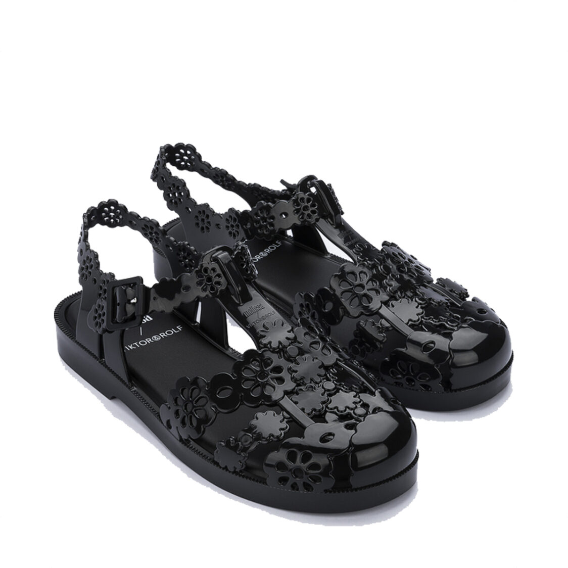 melissa x viktor & rolf possession lace flats