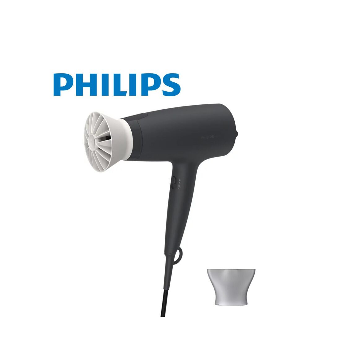 PHILIPS 1600W 3000 Series Hair Dryer with the ThermoProtect Attachment BHD30213