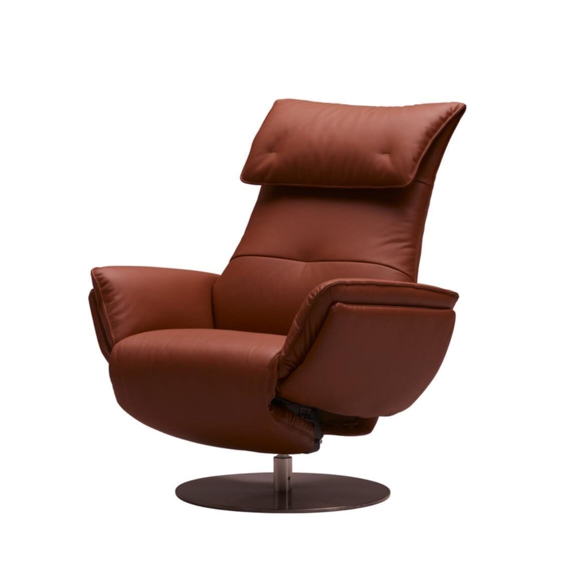 Iloom Wolke Chair - Full Leather L663A Terra Cotta