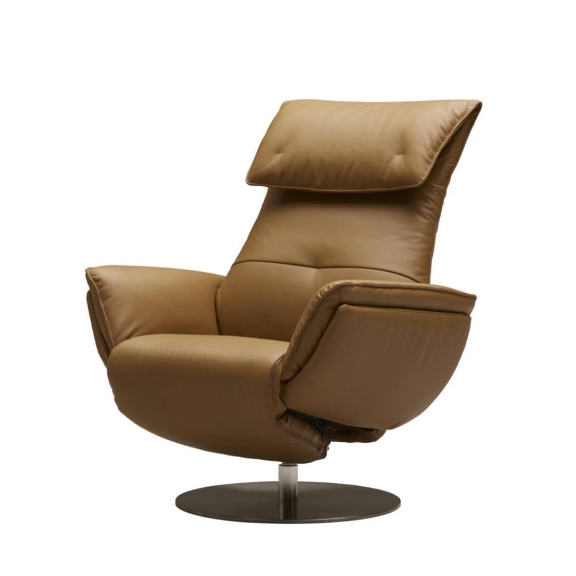 Iloom Wolke Chair - Half Leather L665L Camel