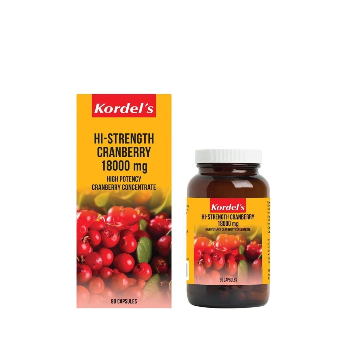 Kordels Hi-Strength Cranberry 18000mg 90s