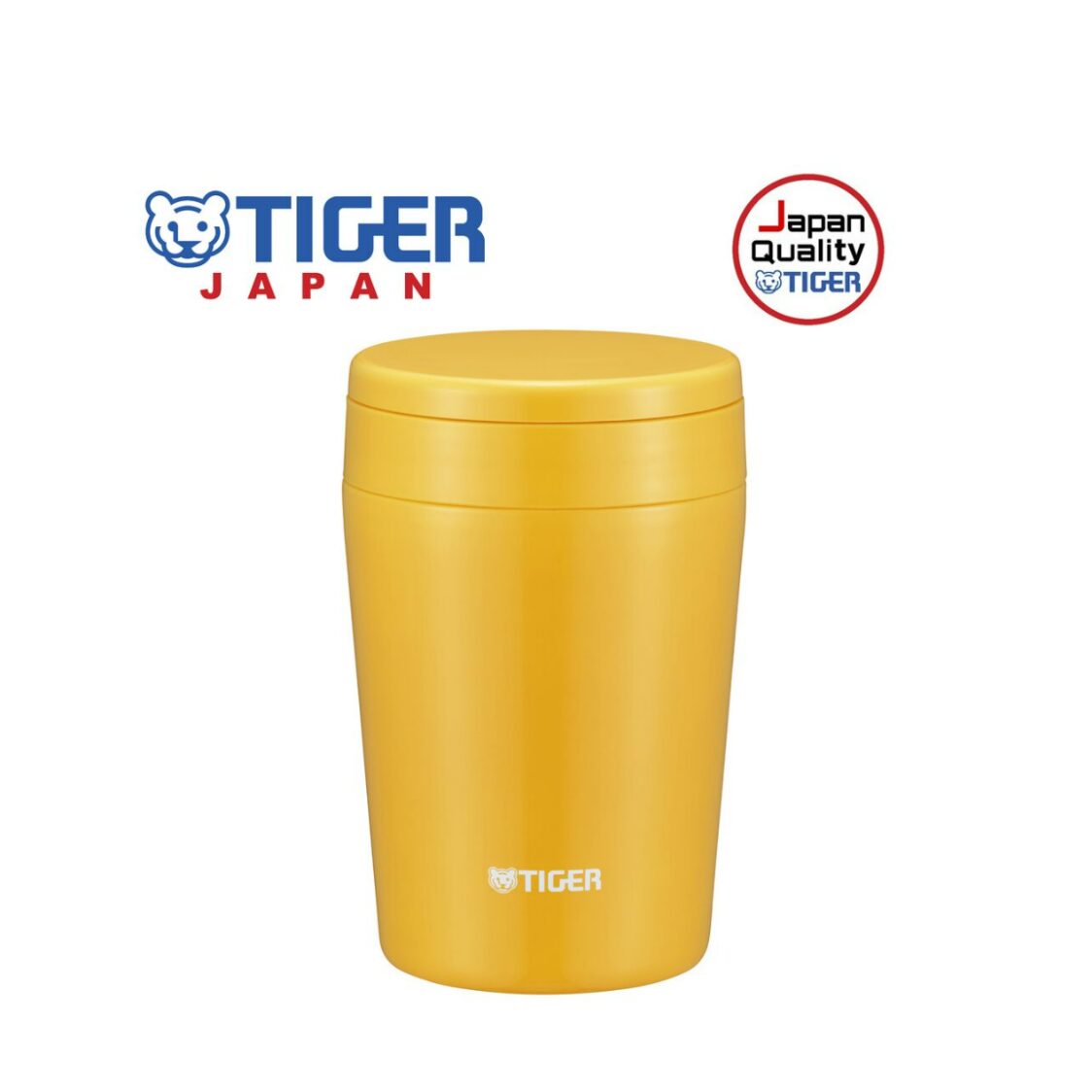 Tiger 380ml Double Stainless Steel Soup Cup  Yellow MCL-B038 YS