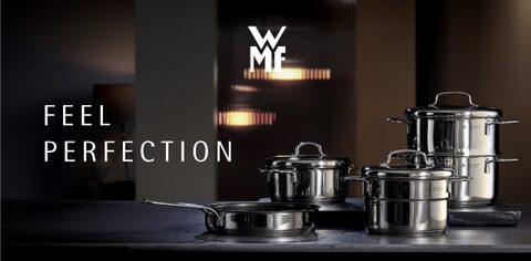WMF Perfect Plus 2-Piece Saucepan Set Pressure Cooker Stackable